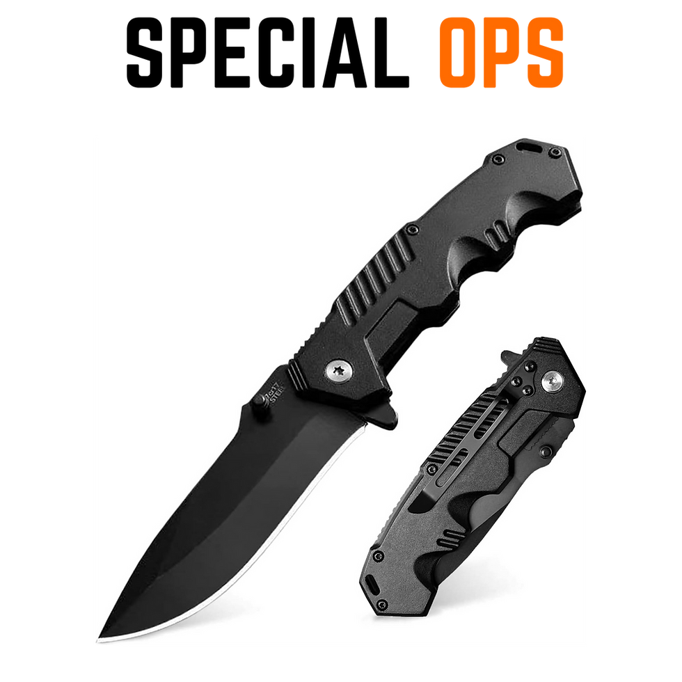 SPECIAL OPS Tactical Folding Knife is a durable and versatile tool, perfect for survival.