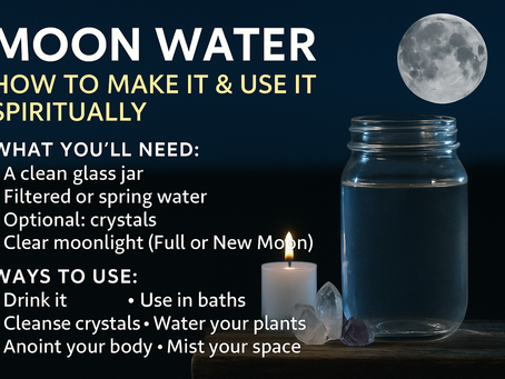 🌕 How to Make Moon Water & Use It Spiritually: A Complete Guide