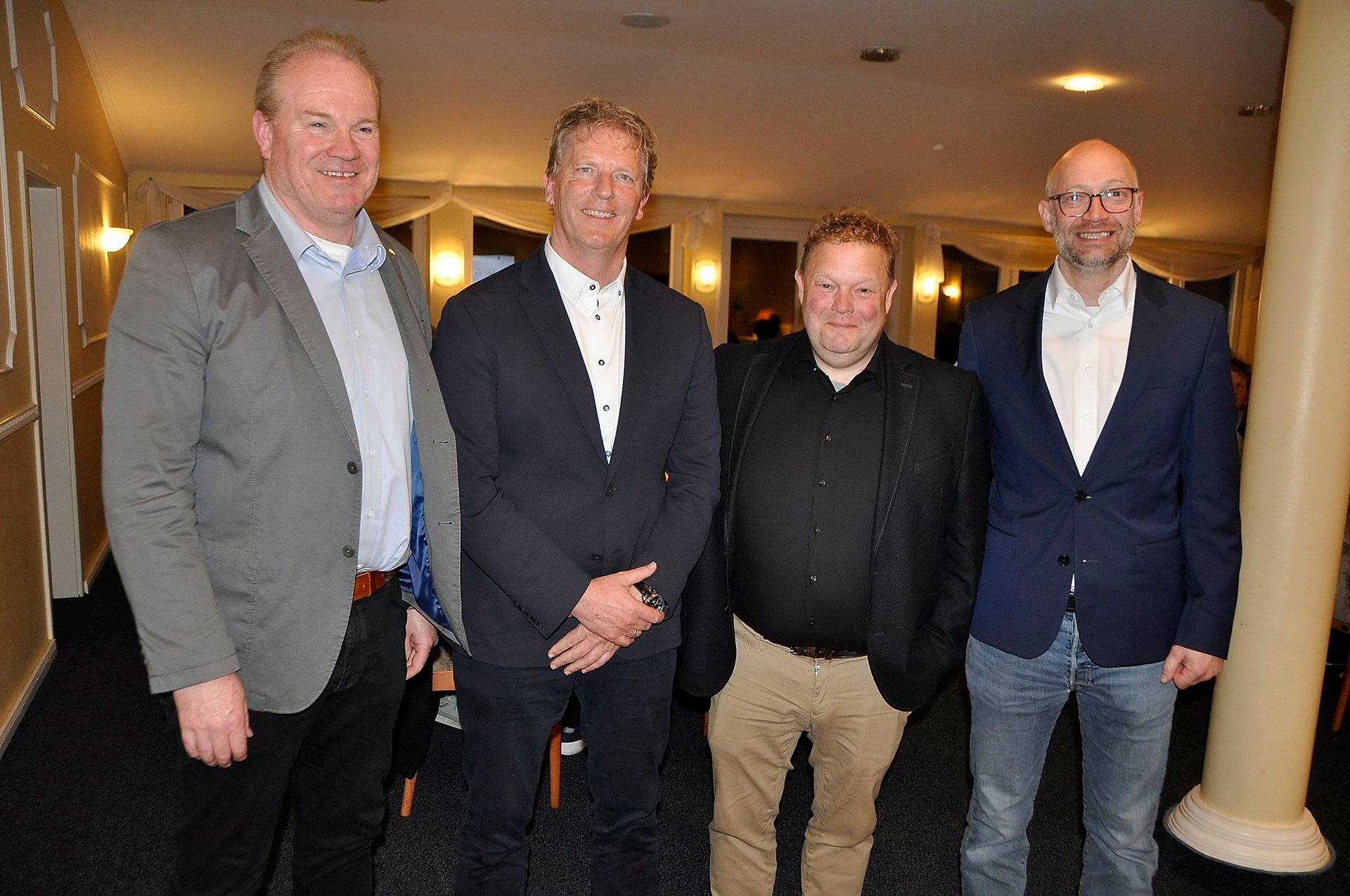 Dirk Frohberg, Holger Micheel-Sprenger, Nico Lafrenz und Ulrich Prange (von links nach rechts)