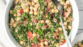 Taboulé aux pois chiches et chanvre