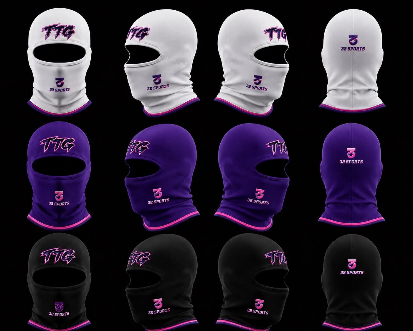 32 Sports balaclavas design preview