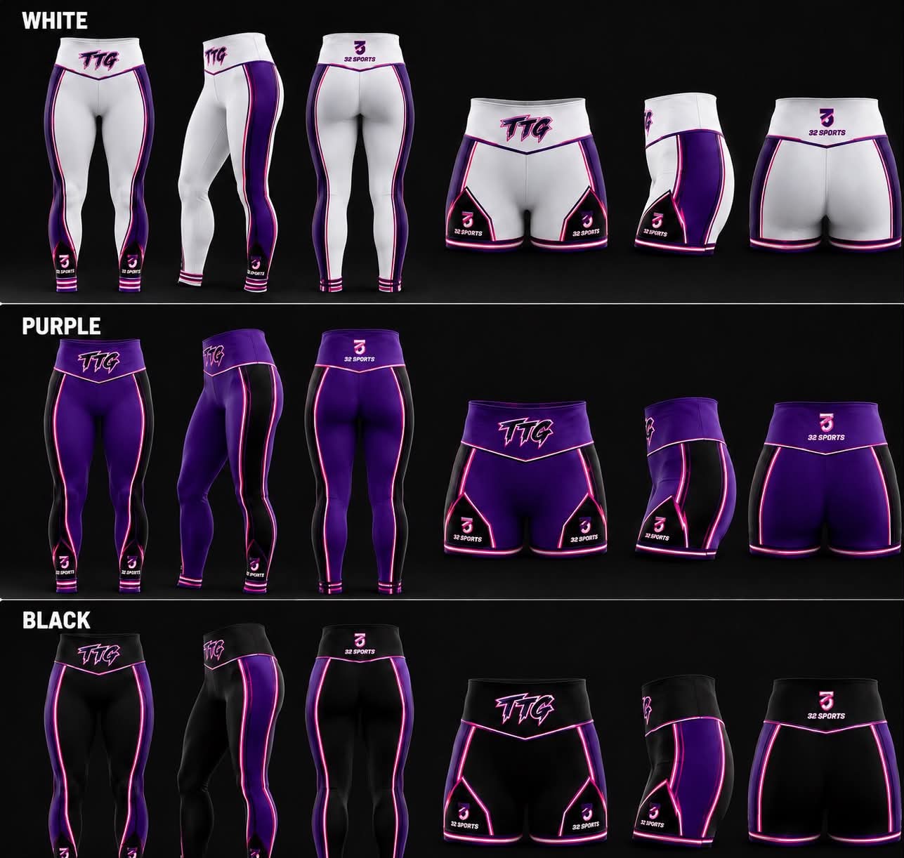 32 Sports leggings design preview