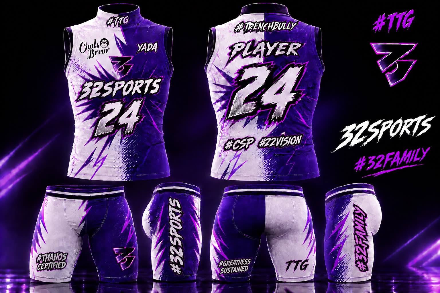 32 Sports jerseys design preview