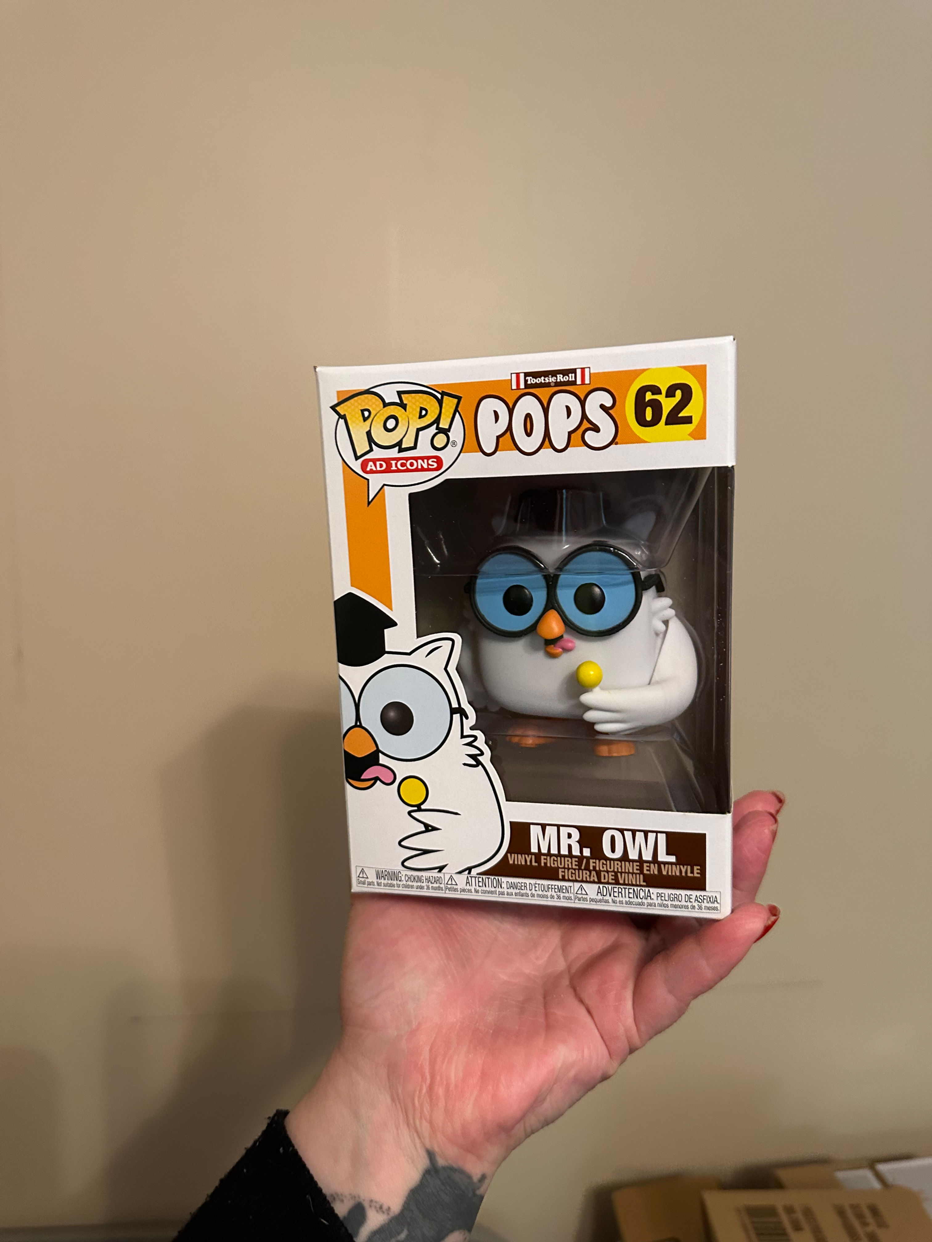 Funko Pop! Ad Icons “Tootsie Roll Pops” #62: Mr. Owl