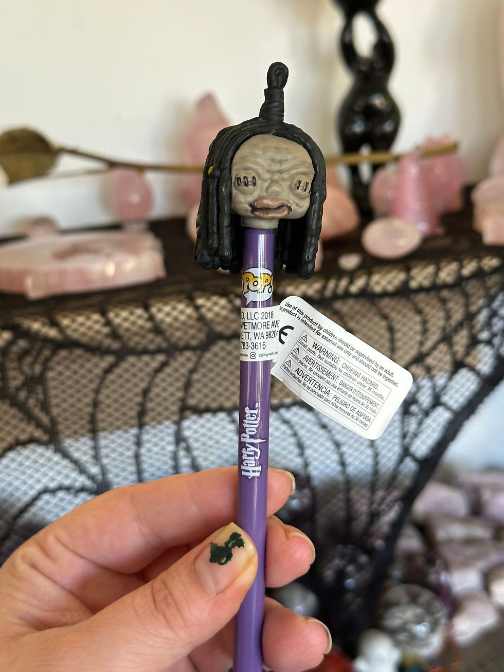 Thumbnail: Funko POP Harry Potter Knight Bus Shrunken Head Pen Purple 2018 Wizarding World