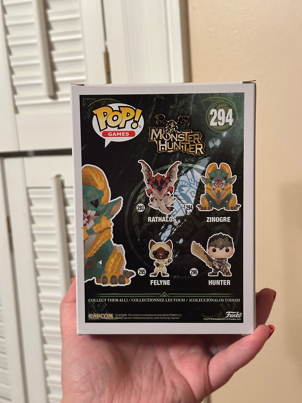 Thumbnail: Funko Pop Games Monster Hunter Zinogre 294