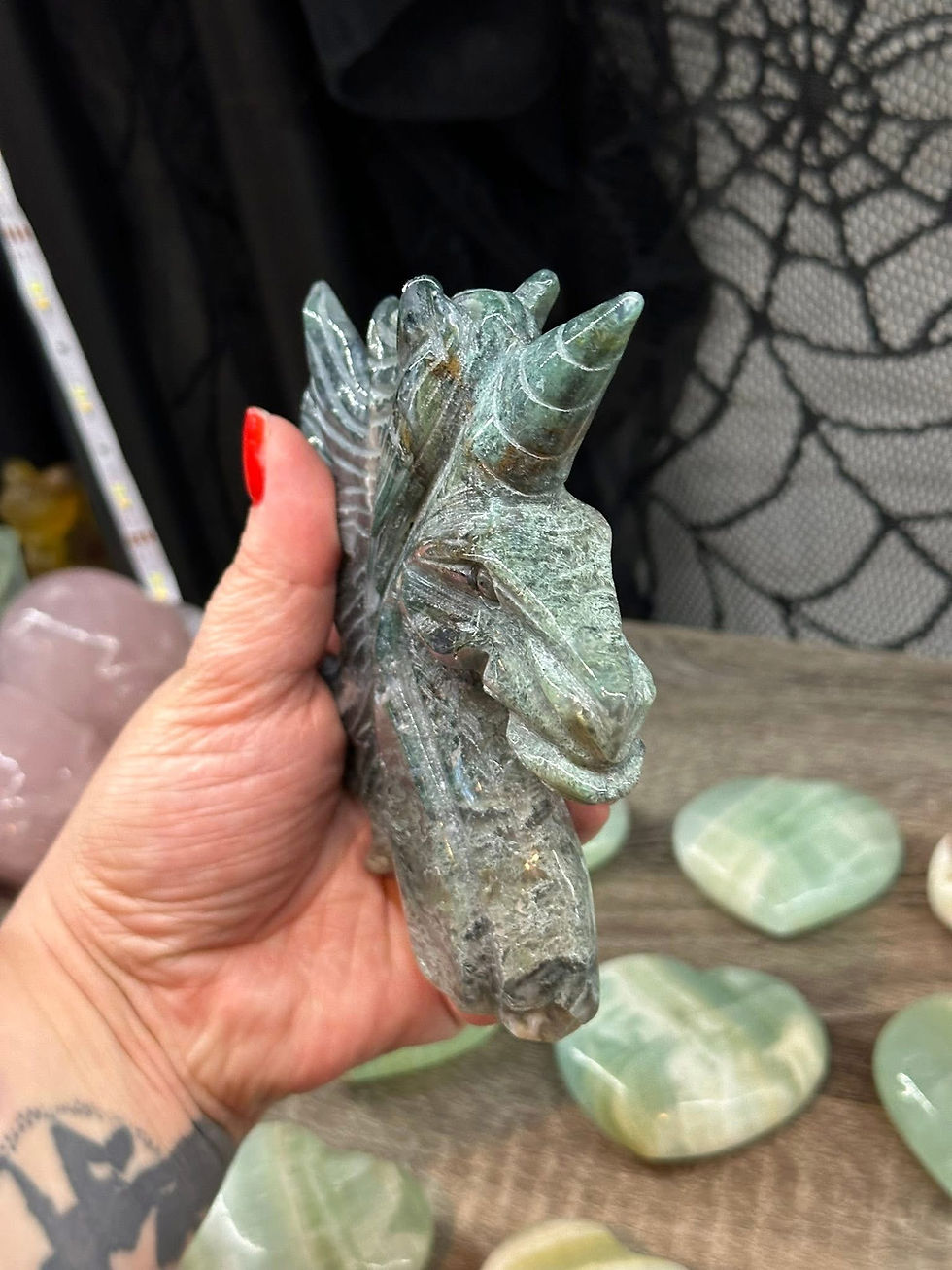 Thumbnail: Moss Agate Unicorn