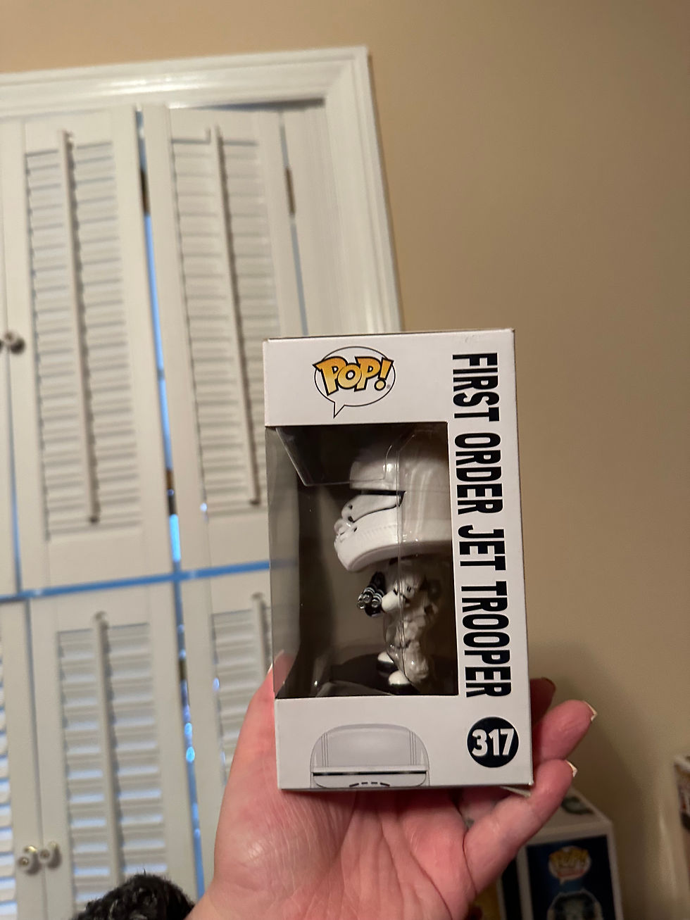 Thumbnail: Funko Pop #317 First Order Jet Trooper Star Wars Movies Figurine Walt Disney