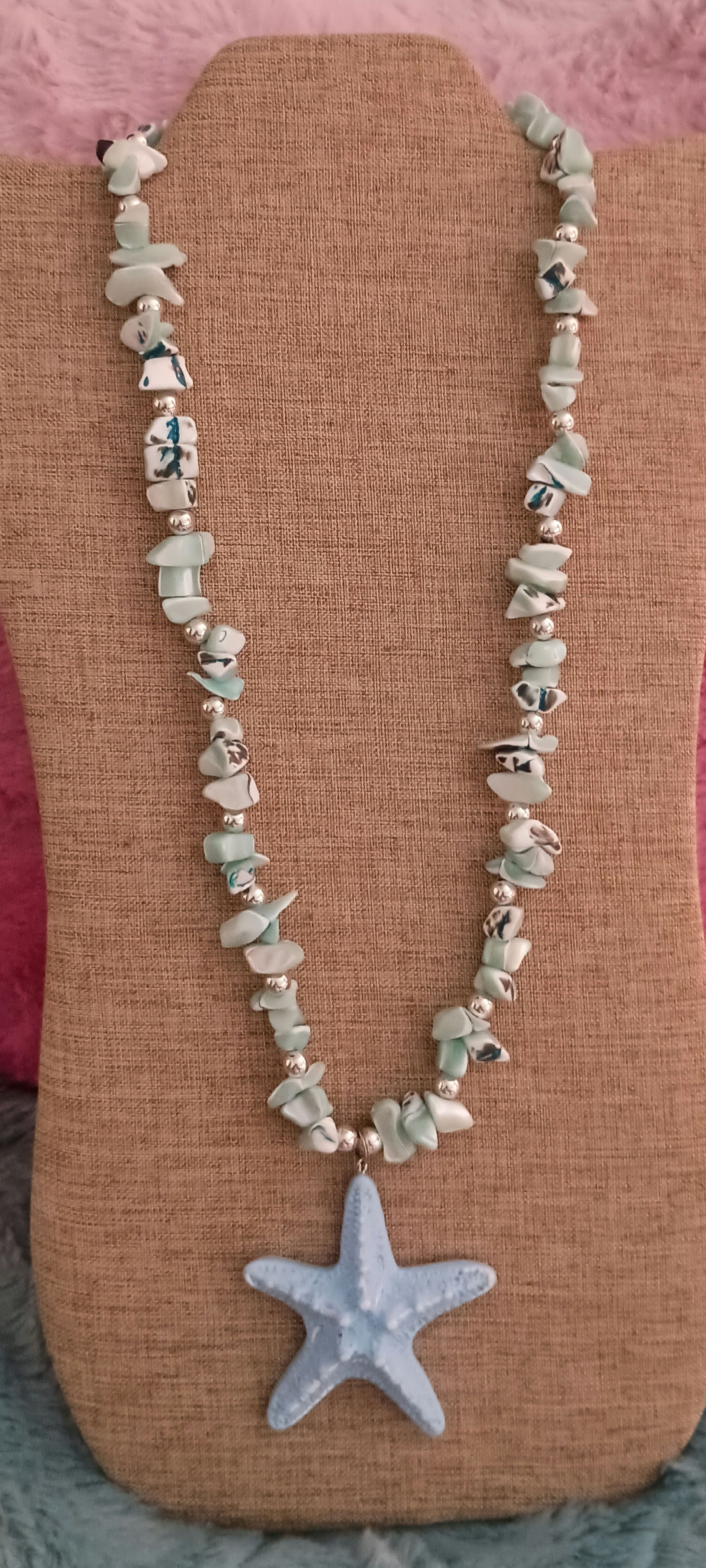 Collar caracoles 💙