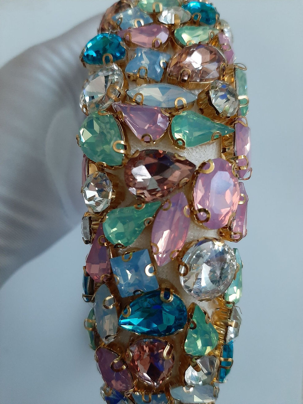 Miniatura: Diadema cristales de colores