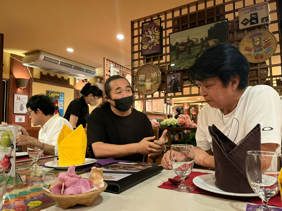コンシェルジュ㈱代表取締役小嶋氏とタイコーディネーター鈴木氏