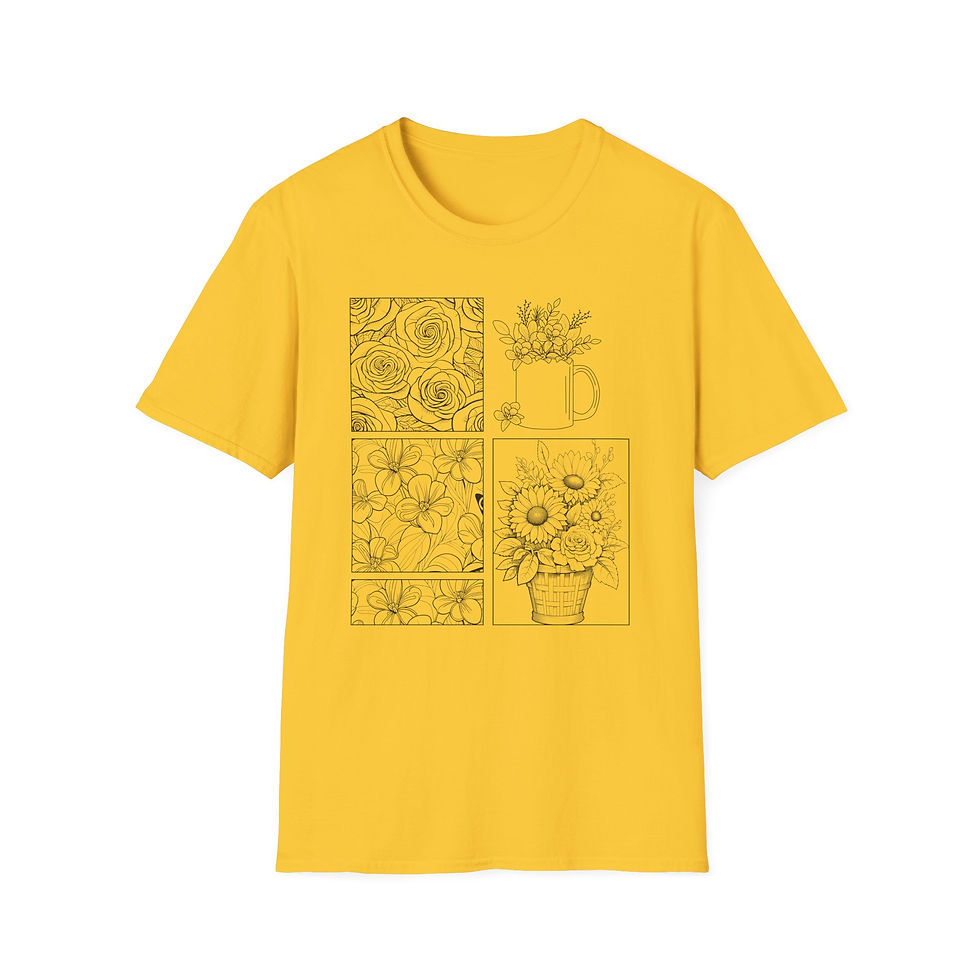 Thumbnail: Flowers / Unisex Softstyle T-Shirt