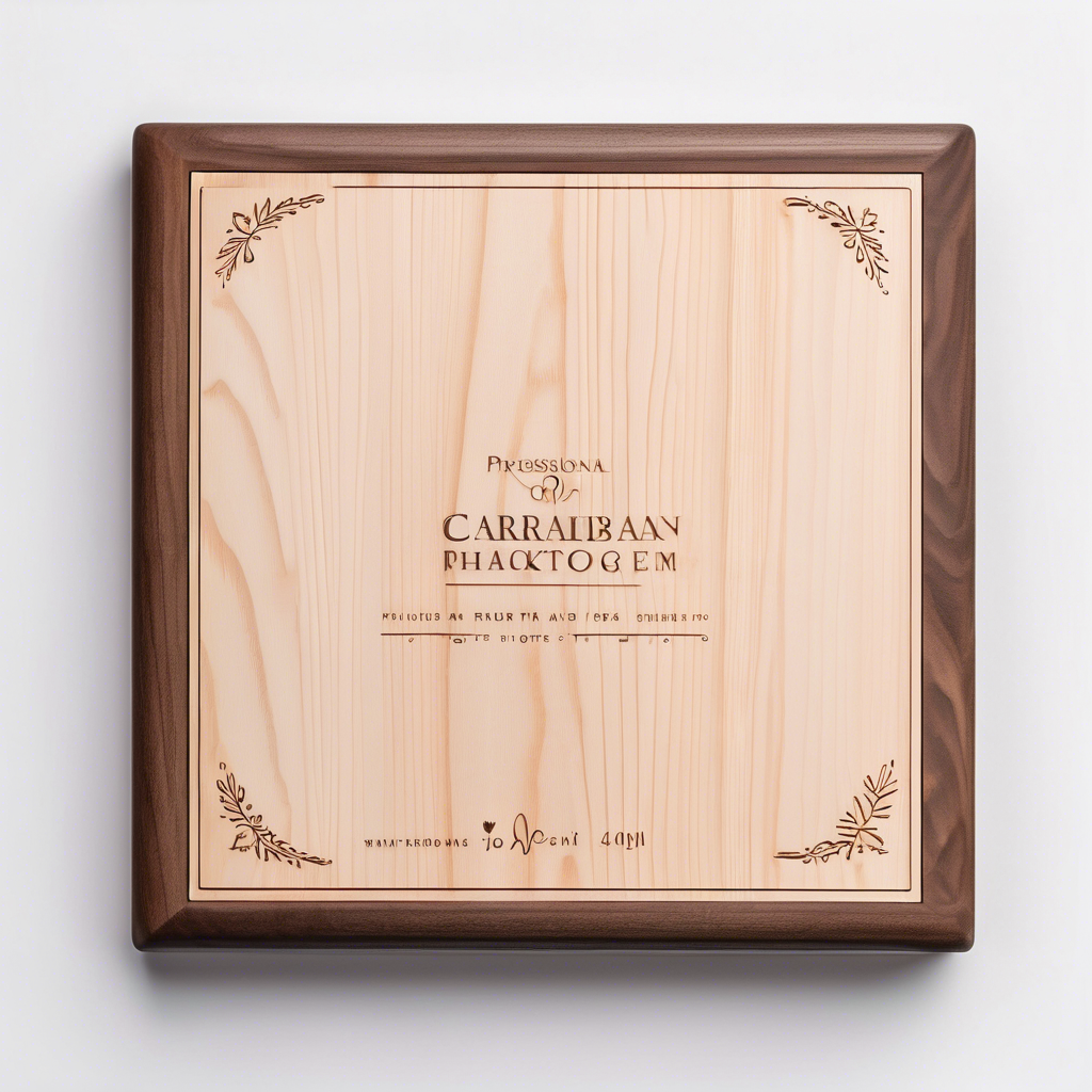 Engraved Wooden Plaque