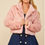 Thumbnail: Rose Petal Pink Fur Coat