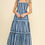 Thumbnail: Jet Set Blue Stripe Maxi Dress