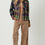 Thumbnail: Jane Blue Plaid Babydoll Top