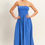 Thumbnail: Vivi Cobalt Blue Strapless Dress