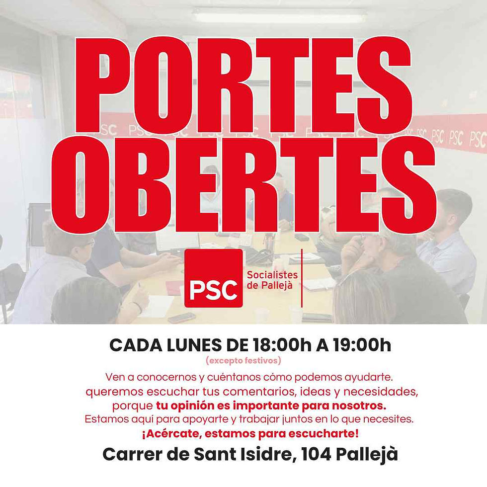Portes obertes pscpallejà
