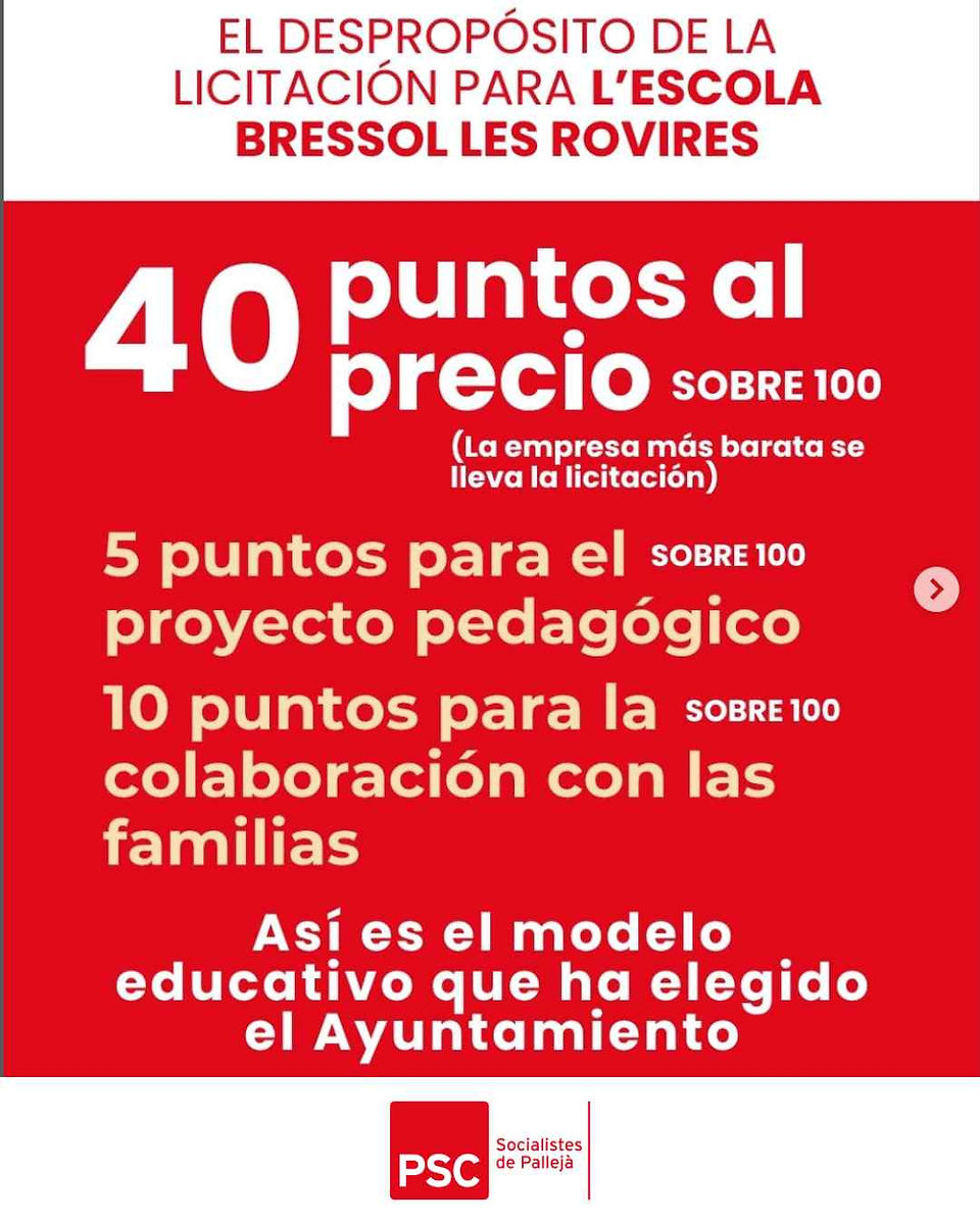 licitació fallida