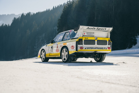 Audi S1 quattro RS3 von Reini Sampl Heck auf Schnee