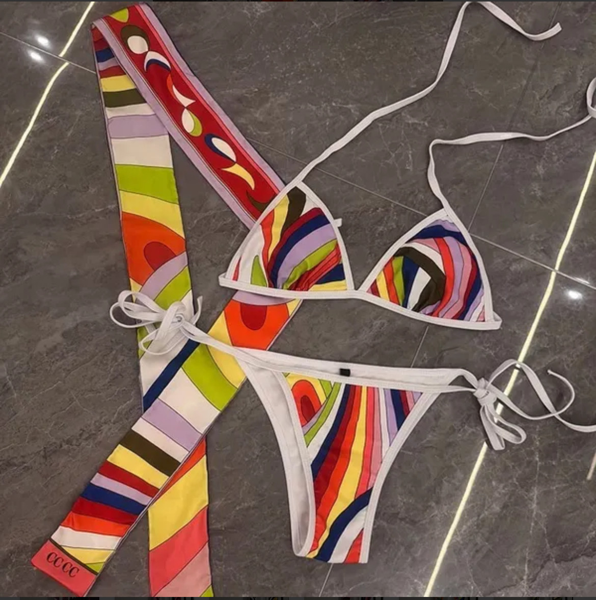 Vibrant 3pc Swim set