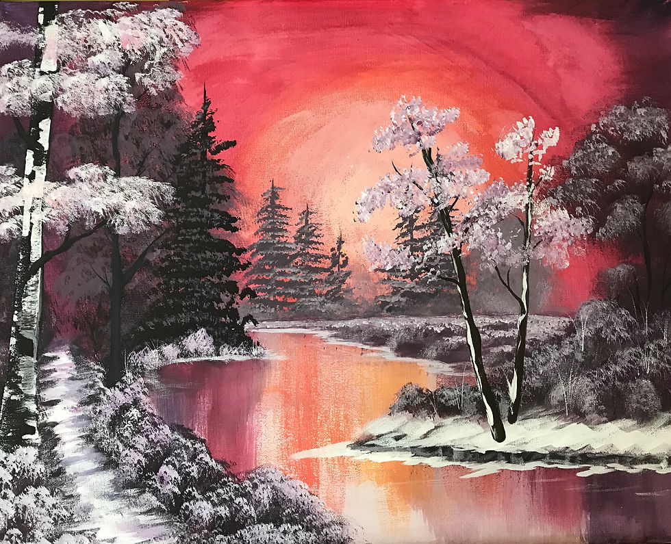 Pink Winter Day