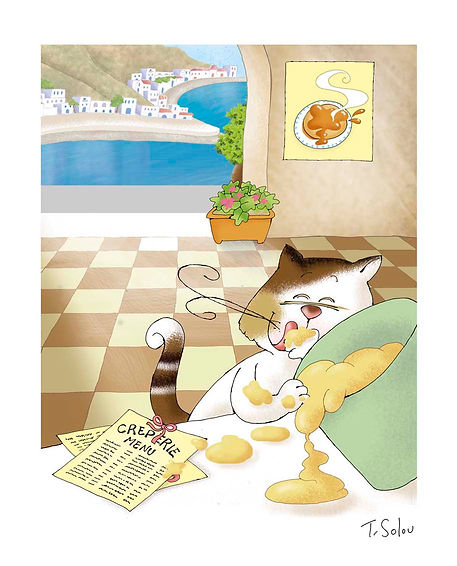 Tety Solou, illustrator, author, comics, cartoons & books designer