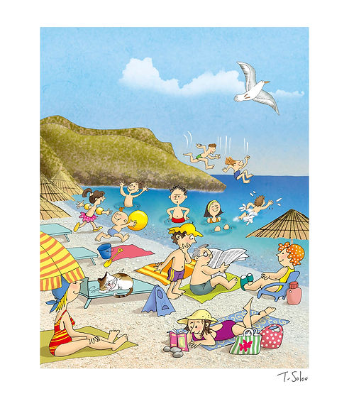 Tety Solou, illustrator, author, comics, cartoons & books designer