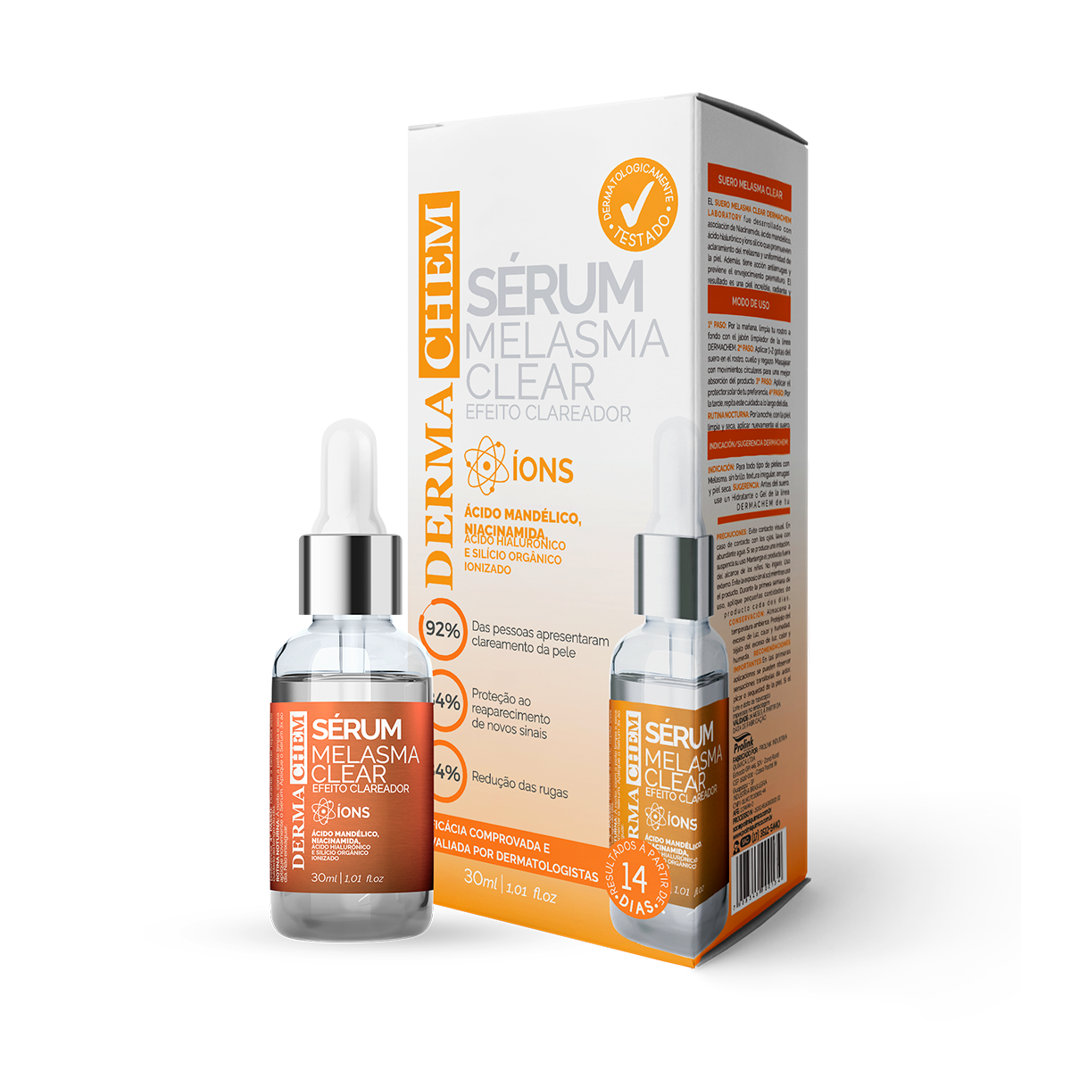 Sérum Melasma Clear Efeito Clareador - Dermachem