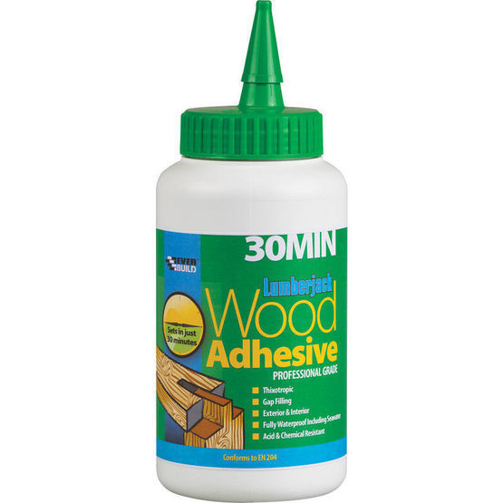 Everbuild Polyurethane Wood Adhesive Liquid 30 minutes 750ml