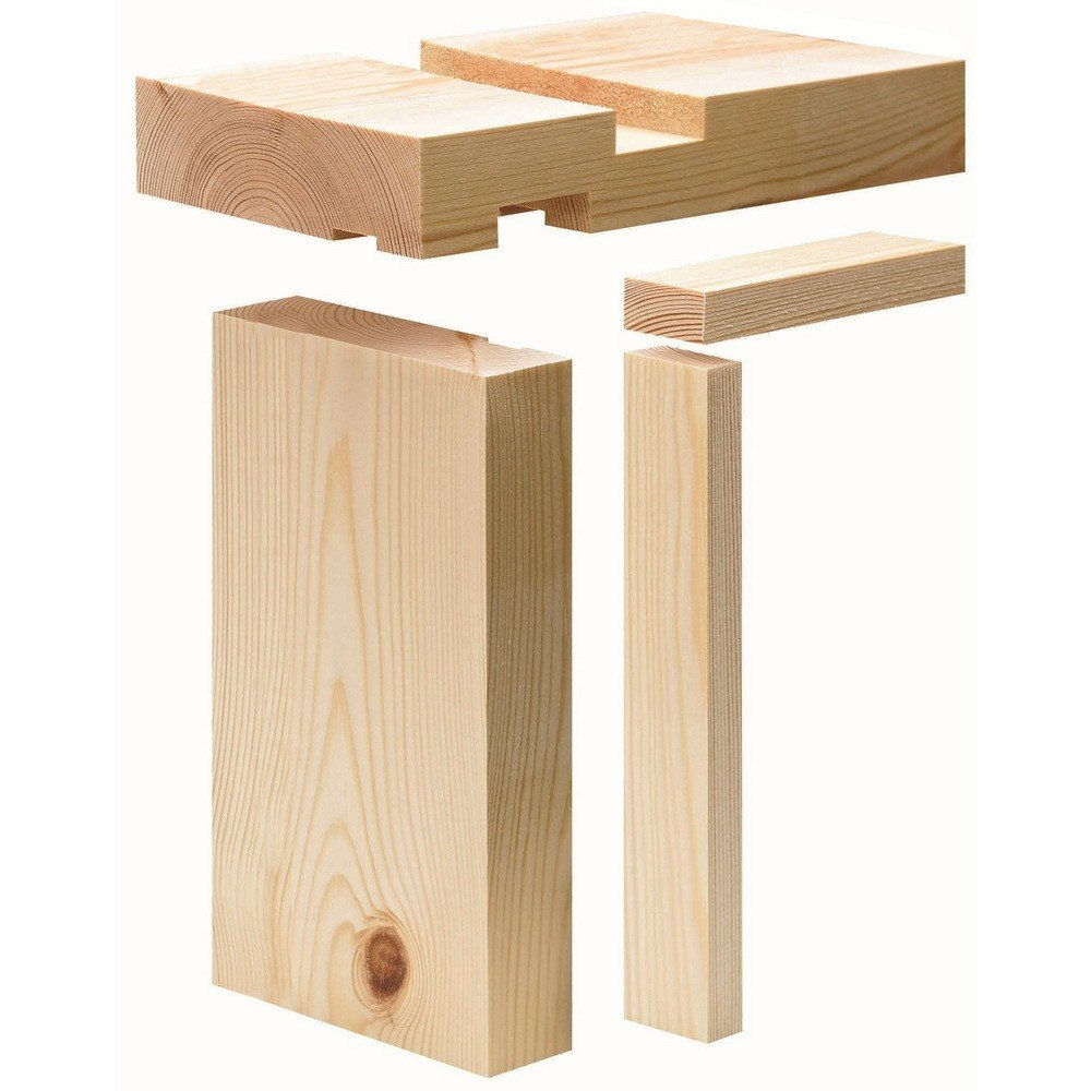 Softwood Door Lining Set 27 x 101mm C/W Stop  for 762/838mm