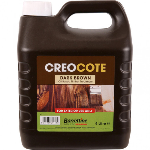 Barrettine Creocote Oil Based Timber Treatment 4L Dark Melbros
