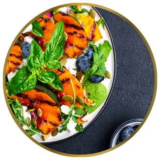 Kabocha Pumpkin - Char Grilled Salad Recipe