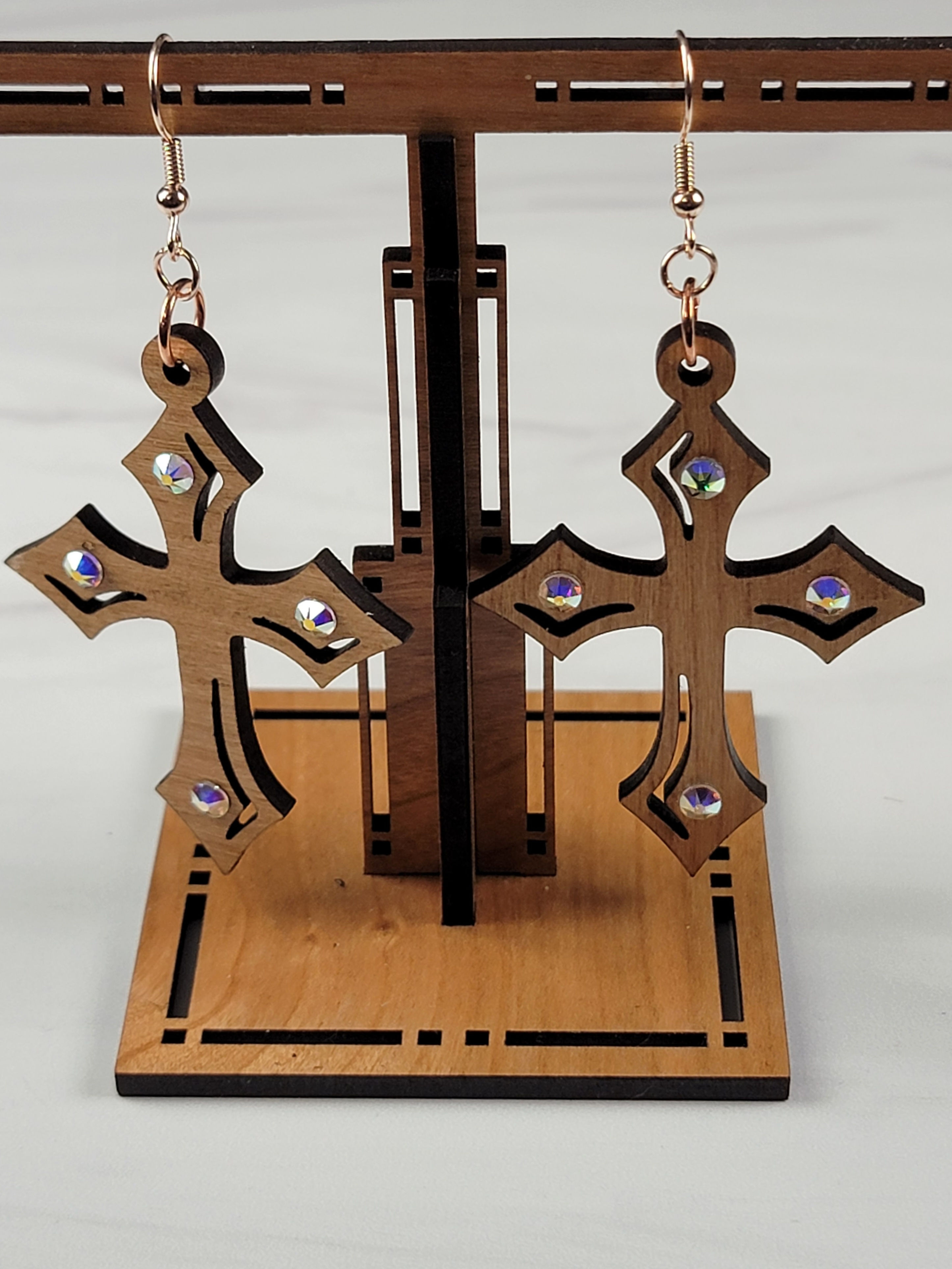 Cross Earrings - Style 13