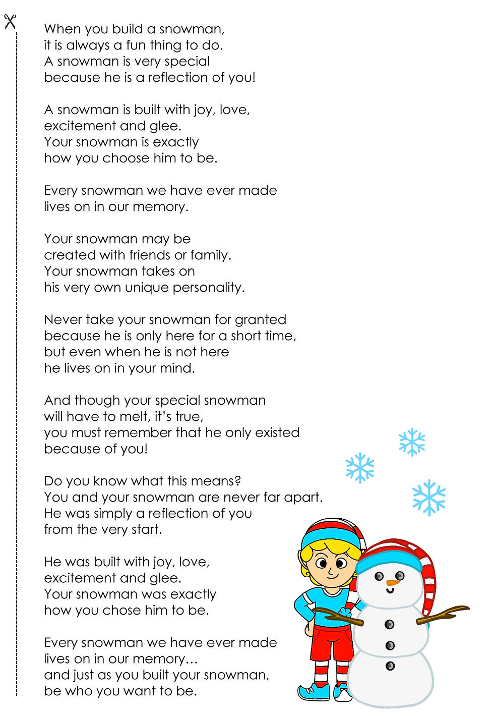 Thumbnail: Your Snowman and You