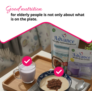 Good Nutrition for Elderly People Is Not Just About What Is on the Plate