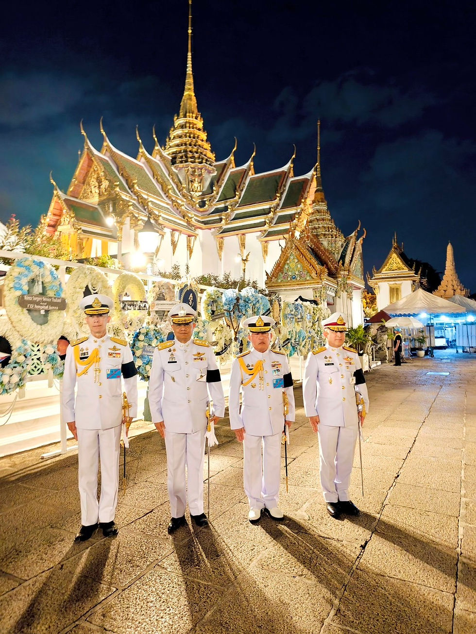 ผบช.ทท. เป็นผู้แทนสำนักงานตำรวจแห่งชาติ เข้าร่วมพระราชพิธีบำเพ็ญพระราชกุศลพระพิธีธรรมสวดพระอภิธรรม พระบรมศพ