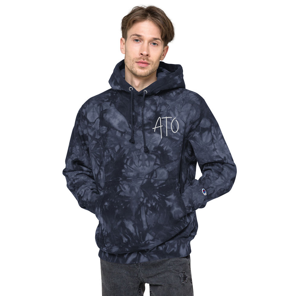 Thumbnail: Unisex Champion tie-dye hoodie