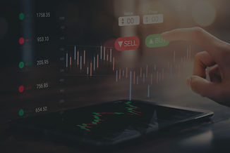 stock-exchange-market-concept-hand-touching-trading-icon-screen-with-graphs-analysis-candl