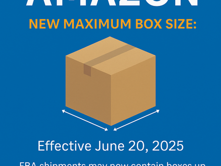 Amazon Raises FBA Box Size Limit: What Sellers Need to Know (June 2025 Update)