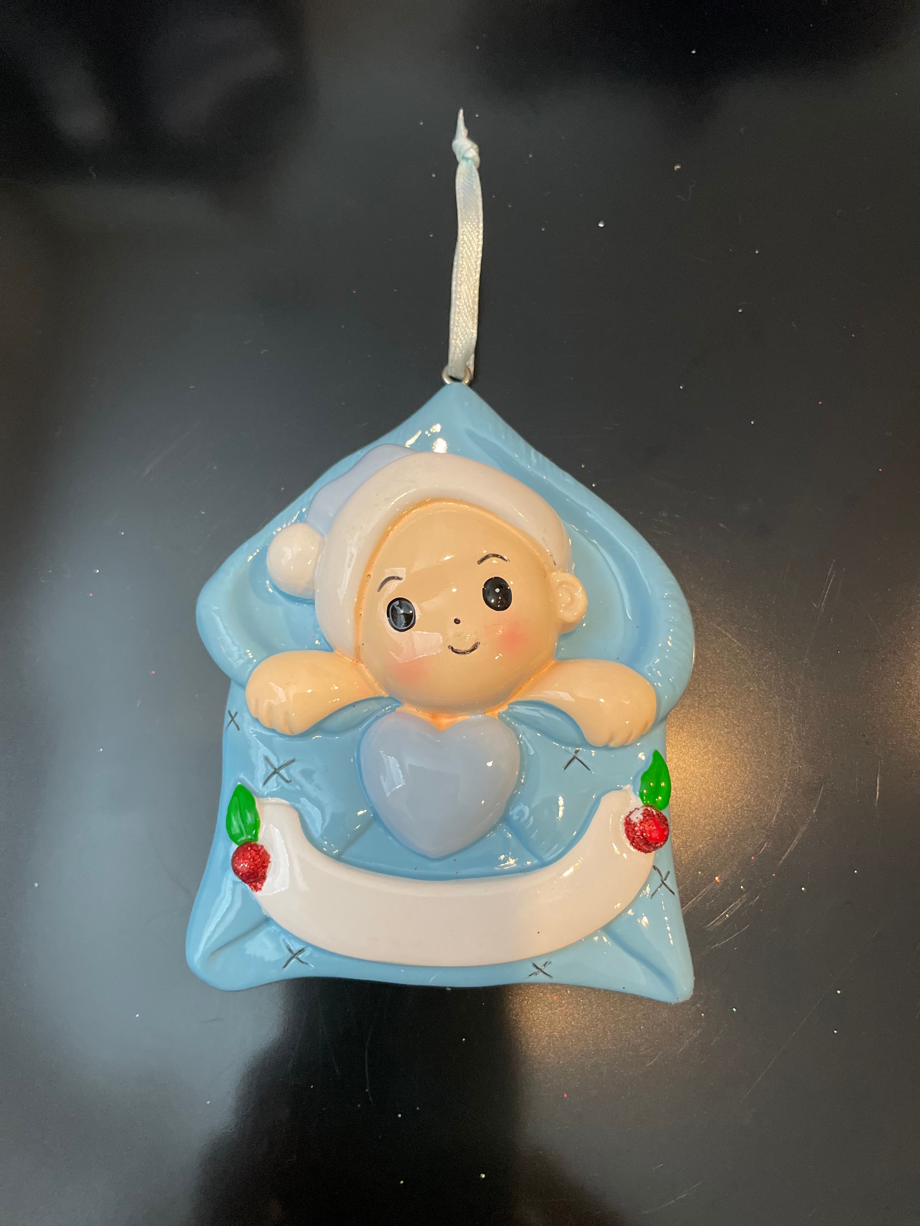 BABY IN A BLUE ENVELOPE