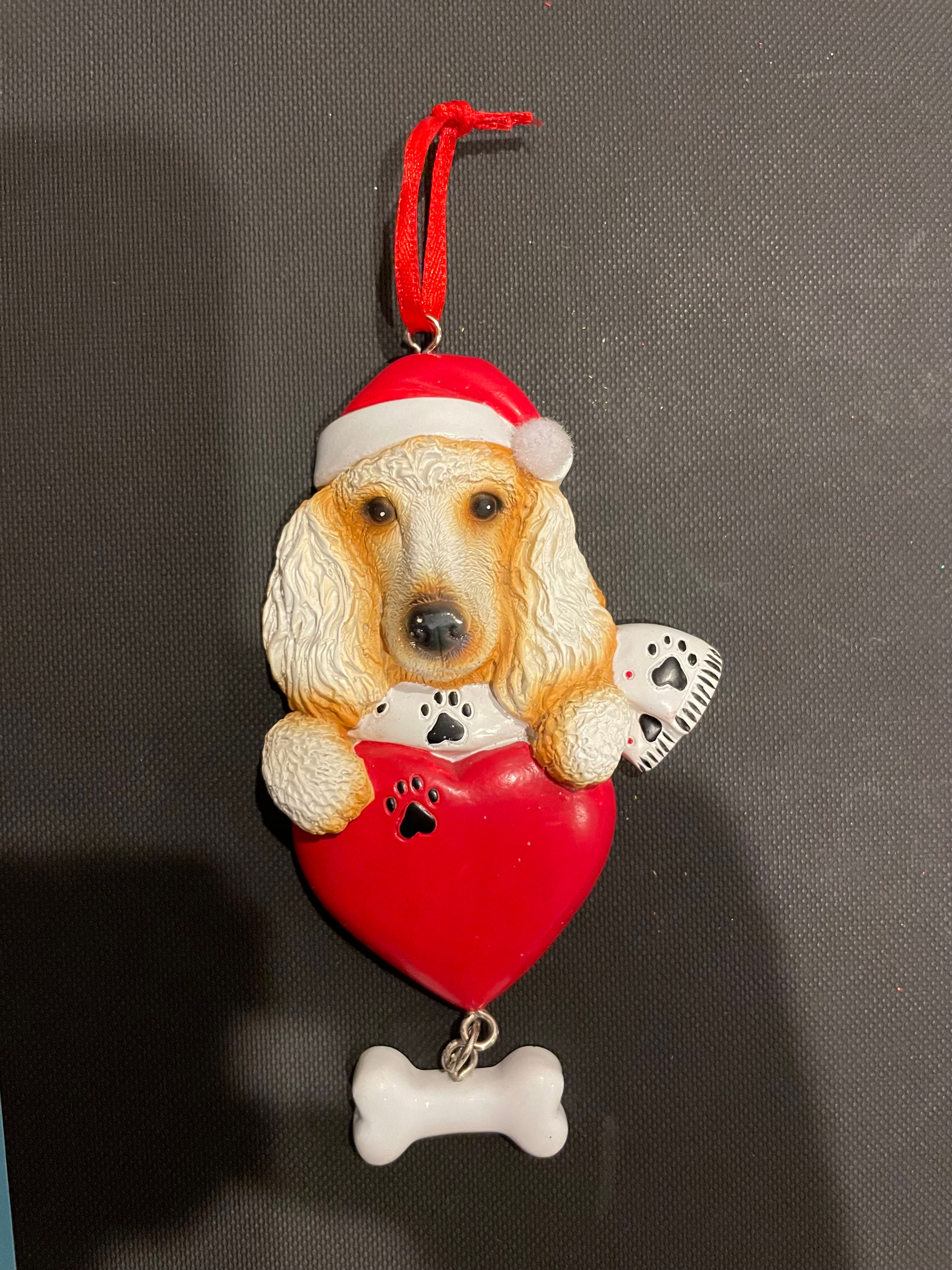 COCKER SPANIEL ON A HEART