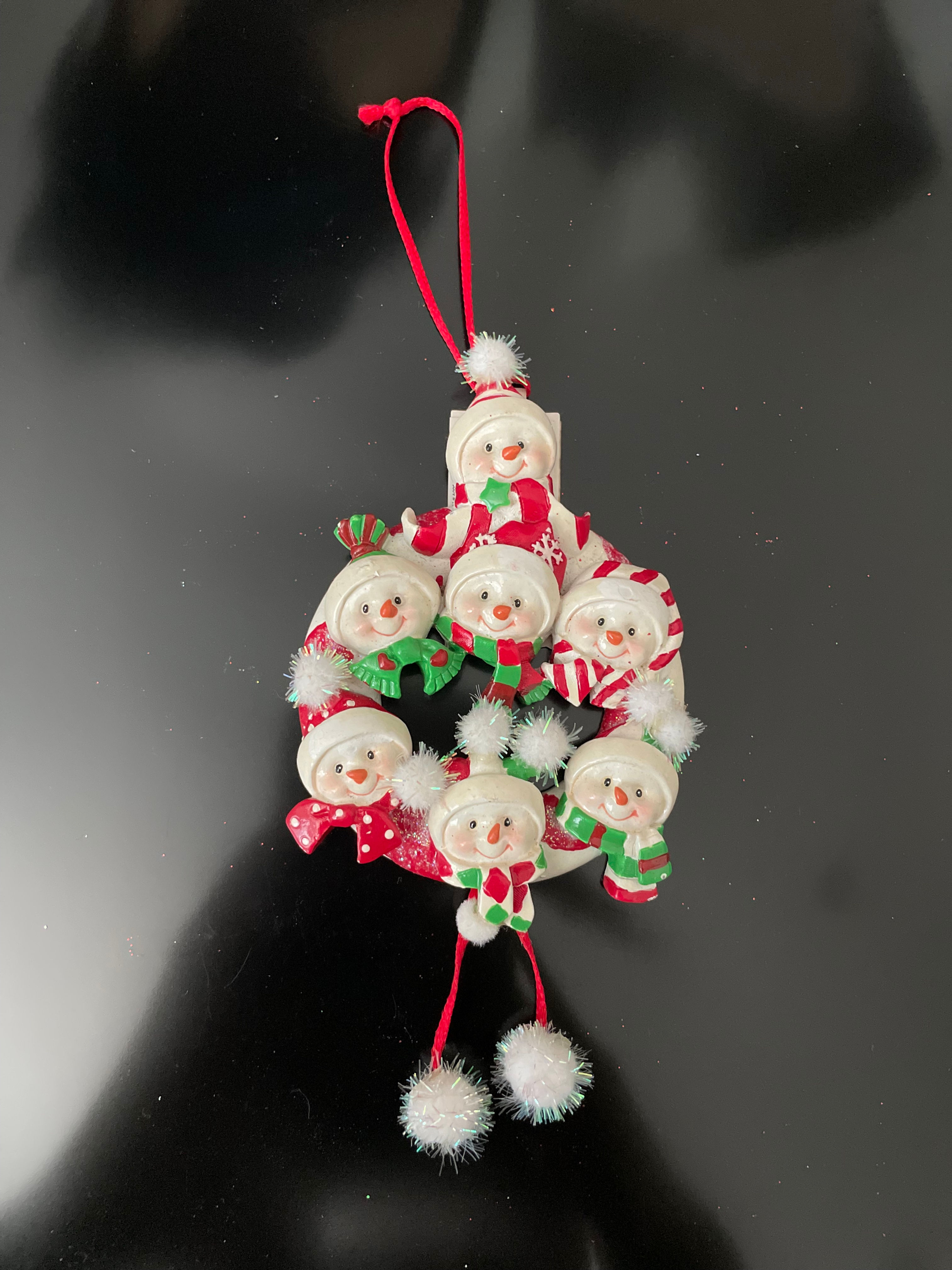 FAMILY OF 7 SNOWMEN