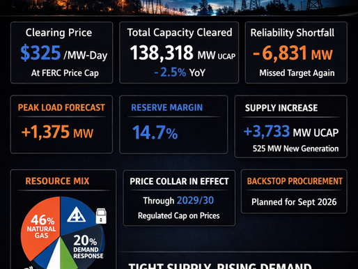 PJM’s 2028/29 Base Residual Auction: What the New Capacity Landscape Means for Mid‑Atlantic & PJM‑Based Businesses