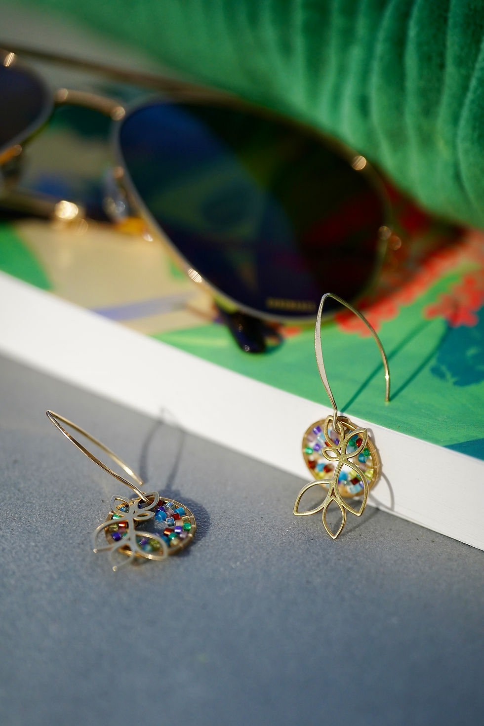 Miniature : Boucles dorées, colorées, légères, uniques