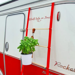 Wäsche-Strickleiter für den Caravan!
