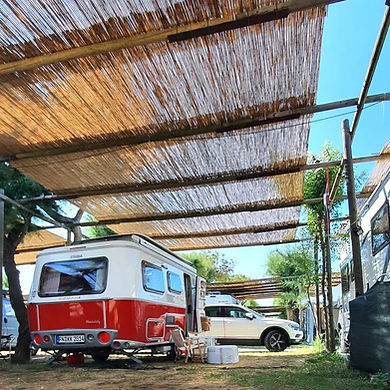 Wohnwagen Erba Rockabilly in der Toscana