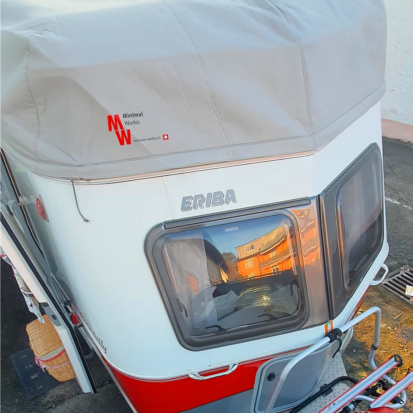 Wohnwagenmütze beim Eriba Touring