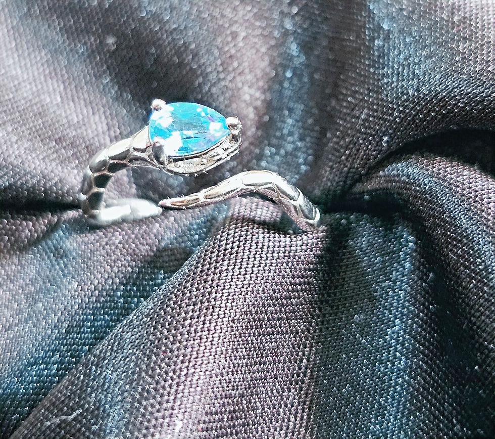 Thumbnail: Indigo Flame Ring
