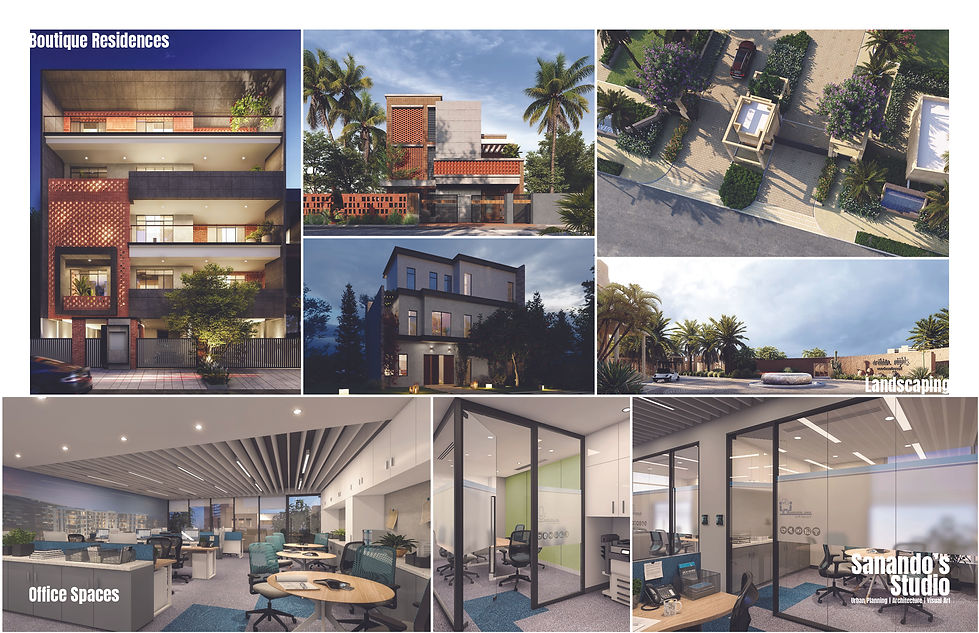 Modern boutique residential villas
